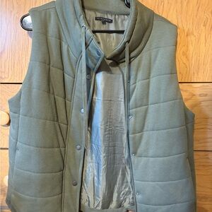 Staccato Green Quilted Vest